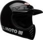 Preview: BELL Moto-3 Classic Helm - Glänzend Schwarz